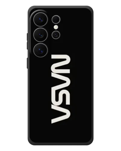Чехол для Samsung Galaxy S26 Ultra с картинкой «NASA — вертикальный логотип»