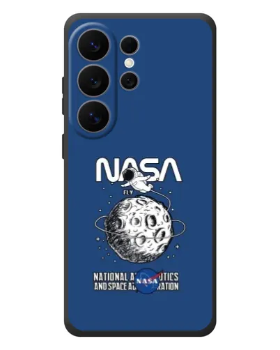 Чехол для Samsung Galaxy S26 Ultra с картинкой «NASA — лунная миссия»