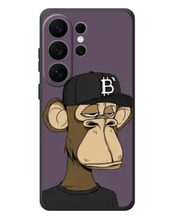 Чехол для Samsung Galaxy S26 Ultra с картинкой «Bored Ape в кепке»