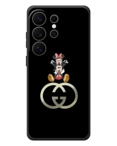 Чехол для Samsung Galaxy S26 Ultra с картинкой «Минни Маус на лого» Чехол для Samsung Galaxy S26 Ultra с картинкой «Минни Маус на лого»