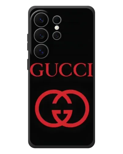 Чехол для Samsung Galaxy S26 Ultra с картинкой «Gucci — красный логотип» Чехол для Samsung Galaxy S26 Ultra с картинкой «Gucci — красный логотип»