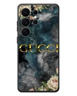 Чехол для Samsung Galaxy S26 Ultra с картинкой «Абстрактные цветы Gucci» Чехол для Samsung Galaxy S26 Ultra с картинкой «Абстрактные цветы Gucci»