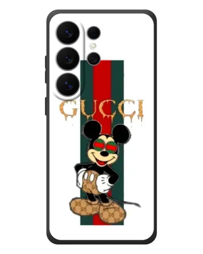 Чехол для Samsung Galaxy S26 Ultra с картинкой «Микки Маус Gucci — полосы» Чехол для Samsung Galaxy S26 Ultra с картинкой «Микки Маус Gucci — полосы»
