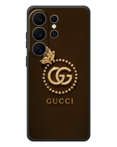 Чехол для Samsung Galaxy S26 Ultra с картинкой «Gucci — золотая бабочка» Чехол для Samsung Galaxy S26 Ultra с картинкой «Gucci — золотая бабочка»