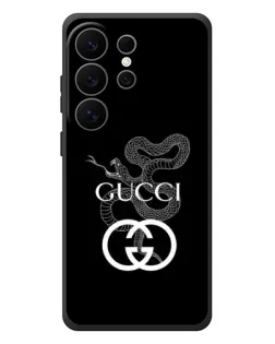 Чехол для Samsung Galaxy S26 Ultra с картинкой «Gucci — серебряная змея» Чехол для Samsung Galaxy S26 Ultra с картинкой «Gucci — серебряная змея»