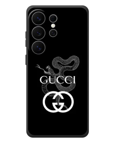 Чехол для Samsung Galaxy S26 Ultra с картинкой «Gucci — серебряная змея» Чехол для Samsung Galaxy S26 Ultra с картинкой «Gucci — серебряная змея»