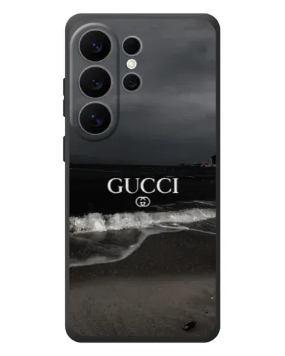 Чехол для Samsung Galaxy S26 Ultra с картинкой «Gucci — морской прибой» Чехол для Samsung Galaxy S26 Ultra с картинкой «Gucci — морской прибой»