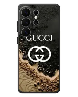 Чехол для Samsung Galaxy S26 Ultra с картинкой «Gucci — песчаные дюны» Чехол для Samsung Galaxy S26 Ultra с картинкой «Gucci — песчаные дюны»
