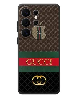 Чехол для Samsung Galaxy S26 Ultra с картинкой «Gucci — брендированный десерт» Чехол для Samsung Galaxy S26 Ultra с картинкой «Gucci — брендированный десерт»