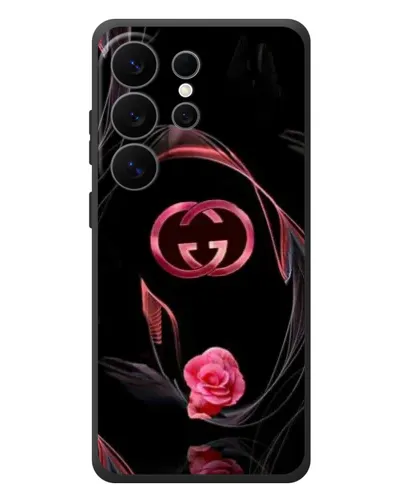 Чехол для Samsung Galaxy S26 Ultra с картинкой «Gucci — неоновая роза» Чехол для Samsung Galaxy S26 Ultra с картинкой «Gucci — неоновая роза»