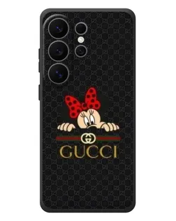 Чехол для Samsung Galaxy S26 Ultra с картинкой «Минни Маус Gucci — черный» Чехол для Samsung Galaxy S26 Ultra с картинкой «Минни Маус Gucci — черный»