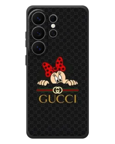Чехол для Samsung Galaxy S26 Ultra с картинкой «Минни Маус Gucci — черный» Чехол для Samsung Galaxy S26 Ultra с картинкой «Минни Маус Gucci — черный»