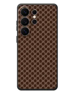 Чехол для Samsung Galaxy S26 Ultra с картинкой «Gucci — шоколадная сетка» Чехол для Samsung Galaxy S26 Ultra с картинкой «Gucci — шоколадная сетка»