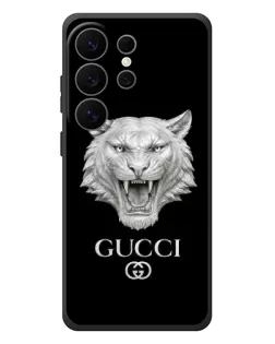 Чехол для Samsung Galaxy S26 Ultra с картинкой «Gucci — серебряный лев» Чехол для Samsung Galaxy S26 Ultra с картинкой «Gucci — серебряный лев»