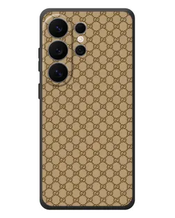 Чехол для Samsung Galaxy S26 Ultra с картинкой «Gucci — классический беж» Чехол для Samsung Galaxy S26 Ultra с картинкой «Gucci — классический беж»
