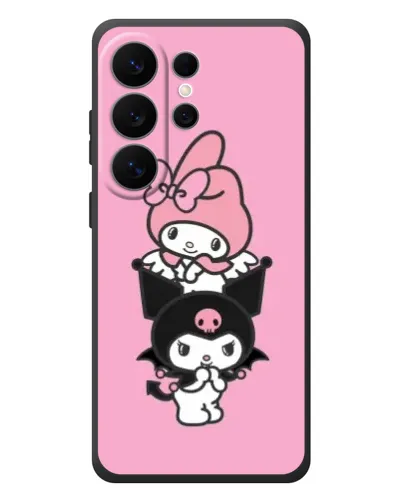 Чехол для Samsung Galaxy S26 Ultra с картинкой «My Melody и Kuromi»