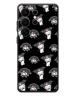 Чехол для Samsung Galaxy S26 Ultra с картинкой «Черный паттерн Kuromi» Чехол для Samsung Galaxy S26 Ultra с картинкой «Черный паттерн Kuromi»