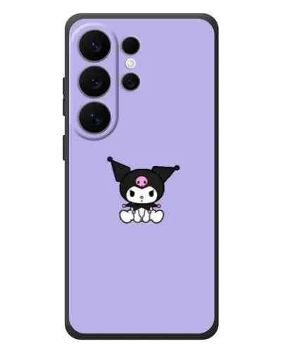 Чехол для Samsung Galaxy S26 Ultra с картинкой «Kuromi — фиолетовый минимализм»