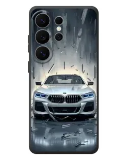 Чехол для Samsung Galaxy S26 Ultra с картинкой «BMW в свете фар»