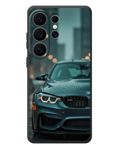 Чехол для Samsung Galaxy S26 Ultra с картинкой «BMW в огнях города» Чехол для Samsung Galaxy S26 Ultra с картинкой «BMW в огнях города»