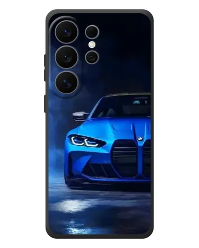 Чехол для Samsung Galaxy S26 Ultra с картинкой «Голубая BMW M4» Чехол для Samsung Galaxy S26 Ultra с картинкой «Голубая BMW M4»