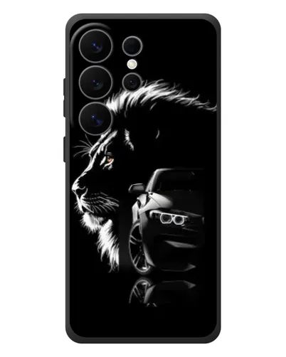 Чехол для Samsung Galaxy S26 Ultra с картинкой «BMW и лев» Чехол для Samsung Galaxy S26 Ultra с картинкой «BMW и лев»