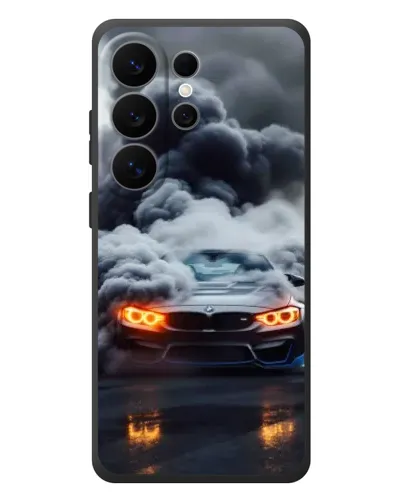 Чехол для Samsung Galaxy S26 Ultra с картинкой «BMW в дыму» Чехол для Samsung Galaxy S26 Ultra с картинкой «BMW в дыму»