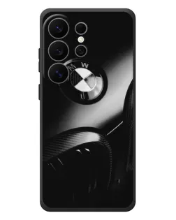 Чехол для Samsung Galaxy S26 Ultra с картинкой «Эмблема BMW — макро»