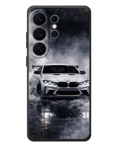 Чехол для Samsung Galaxy S26 Ultra с картинкой «BMW сквозь туман» Чехол для Samsung Galaxy S26 Ultra с картинкой «BMW сквозь туман»