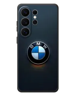 Чехол для Samsung Galaxy S26 Ultra с картинкой «Логотип BMW — минимализм»
