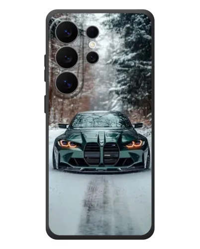 Чехол для Samsung Galaxy S26 Ultra с картинкой «BMW в зимнем лесу» Чехол для Samsung Galaxy S26 Ultra с картинкой «BMW в зимнем лесу»