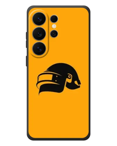 Чехол для Samsung Galaxy S26 Ultra с картинкой «PUBG — золотой шлем»