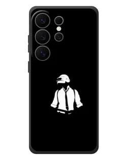 Чехол для Samsung Galaxy S26 Ultra с картинкой «PUBG — белый шлем»