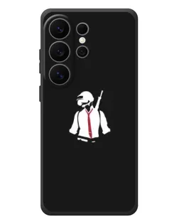 Чехол для Samsung Galaxy S26 Ultra с картинкой «PUBG — силуэт воина»