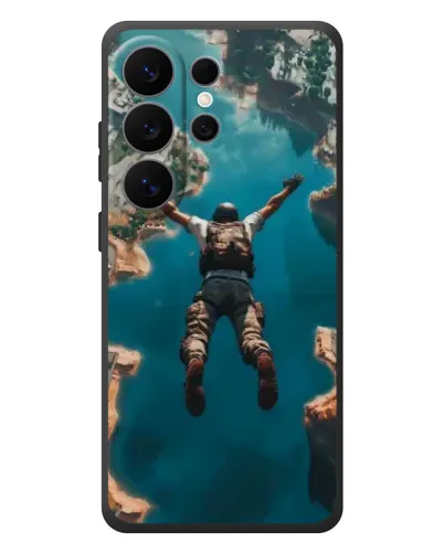 Чехол для Samsung Galaxy S26 Ultra с картинкой «PUBG — свободное падение»