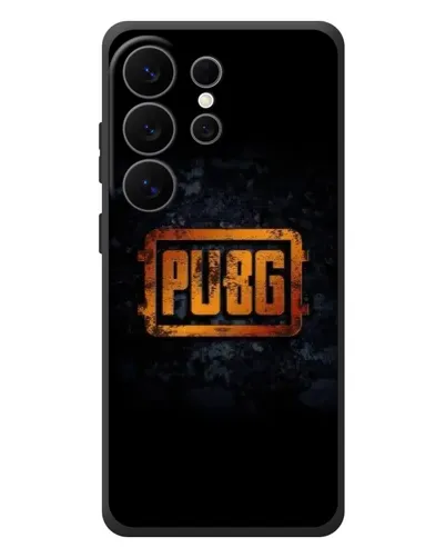 Чехол для Samsung Galaxy S26 Ultra с картинкой «PUBG — золотой логотип»