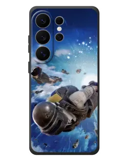 Чехол для Samsung Galaxy S26 Ultra с картинкой «Десант PUBG — прыжок»