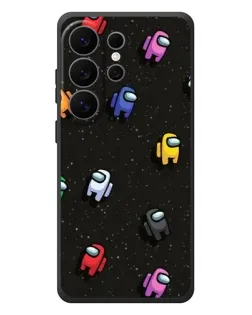 Чехол для Samsung Galaxy S26 Ultra с картинкой «Космический паттерн Among Us» Чехол для Samsung Galaxy S26 Ultra с картинкой «Космический паттерн Among Us»