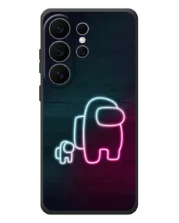 Чехол для Samsung Galaxy S26 Ultra с картинкой «Among Us неон-арт»