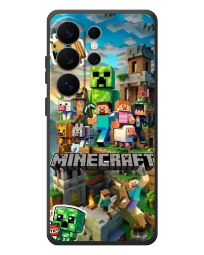 Чехол для Samsung Galaxy S26 Ultra с картинкой «Замок Minecraft»