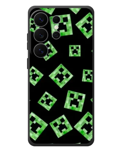 Чехол для Samsung Galaxy S26 Ultra с картинкой «Паттерн с криперами»