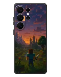 Чехол для Samsung Galaxy S26 Ultra с картинкой «Стив у башни»