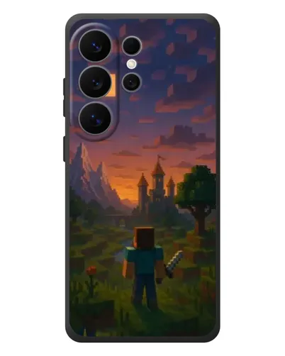Чехол для Samsung Galaxy S26 Ultra с картинкой «Стив у башни»