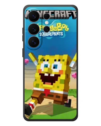 Чохол для Samsung Galaxy S26 Ultra з картинкою «Губка Боб Minecraft» Чохол для Samsung Galaxy S26 Ultra з картинкою «Губка Боб Minecraft»