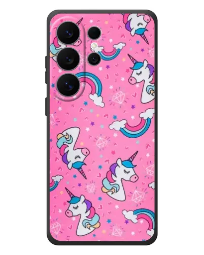 Чохол для Samsung Galaxy S26 Ultra з картинкою «Unicorn паттерн рожевий» Чохол для Samsung Galaxy S26 Ultra з картинкою «Unicorn паттерн рожевий»