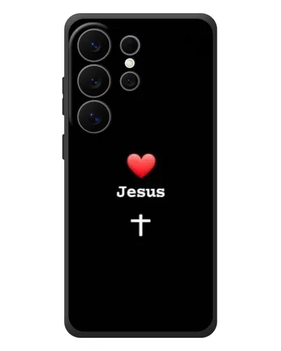 Чехол для Samsung Galaxy S26 Ultra с картинкой «Сердце - Jesus» Чехол для Samsung Galaxy S26 Ultra с картинкой «Сердце - Jesus»