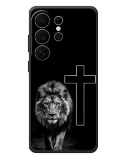 Чехол для Samsung Galaxy S26 Ultra с картинкой «Лев и Крест» Чехол для Samsung Galaxy S26 Ultra с картинкой «Лев и Крест»