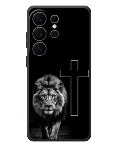 Чехол для Samsung Galaxy S26 Ultra с картинкой «Лев и Крест» Чехол для Samsung Galaxy S26 Ultra с картинкой «Лев и Крест»
