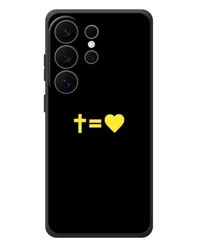Чехол для Samsung Galaxy S26 Ultra с картинкой «Сердце и Крест» Чехол для Samsung Galaxy S26 Ultra с картинкой «Сердце и Крест»
