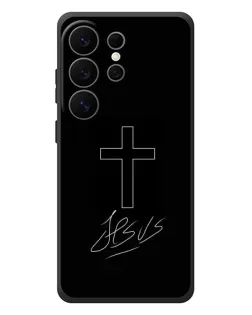 Чохол для Samsung Galaxy S26 Ultra з картинкою «Графічний хрест Jesus»